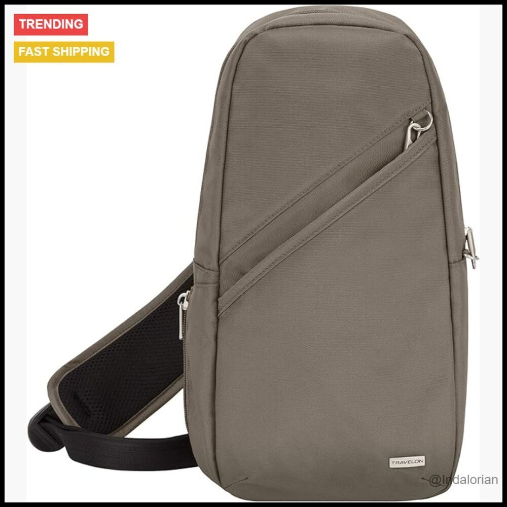 Anti-Theft Sling Bag Classic Travel Everyday Use Crossbody Lightweight Secure